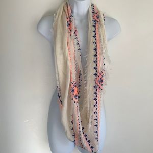 American Eagle Neon Embroidered Scarf